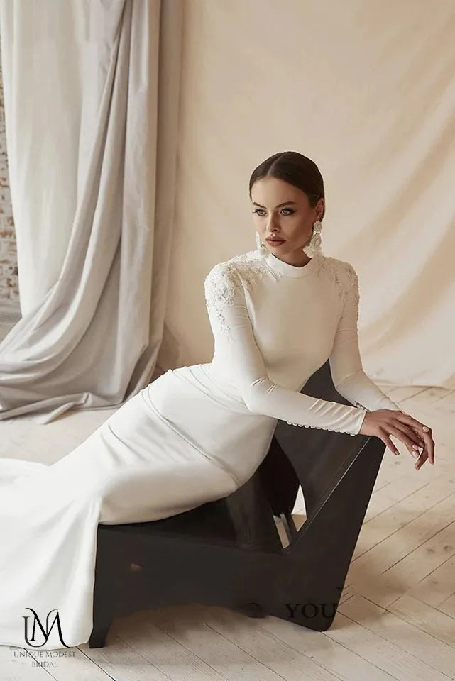Pearl - Best-Selling Modest Mermaid Wedding Dress