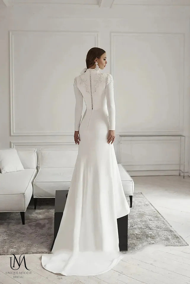 Pearl - Best-Selling Modest Mermaid Wedding Dress