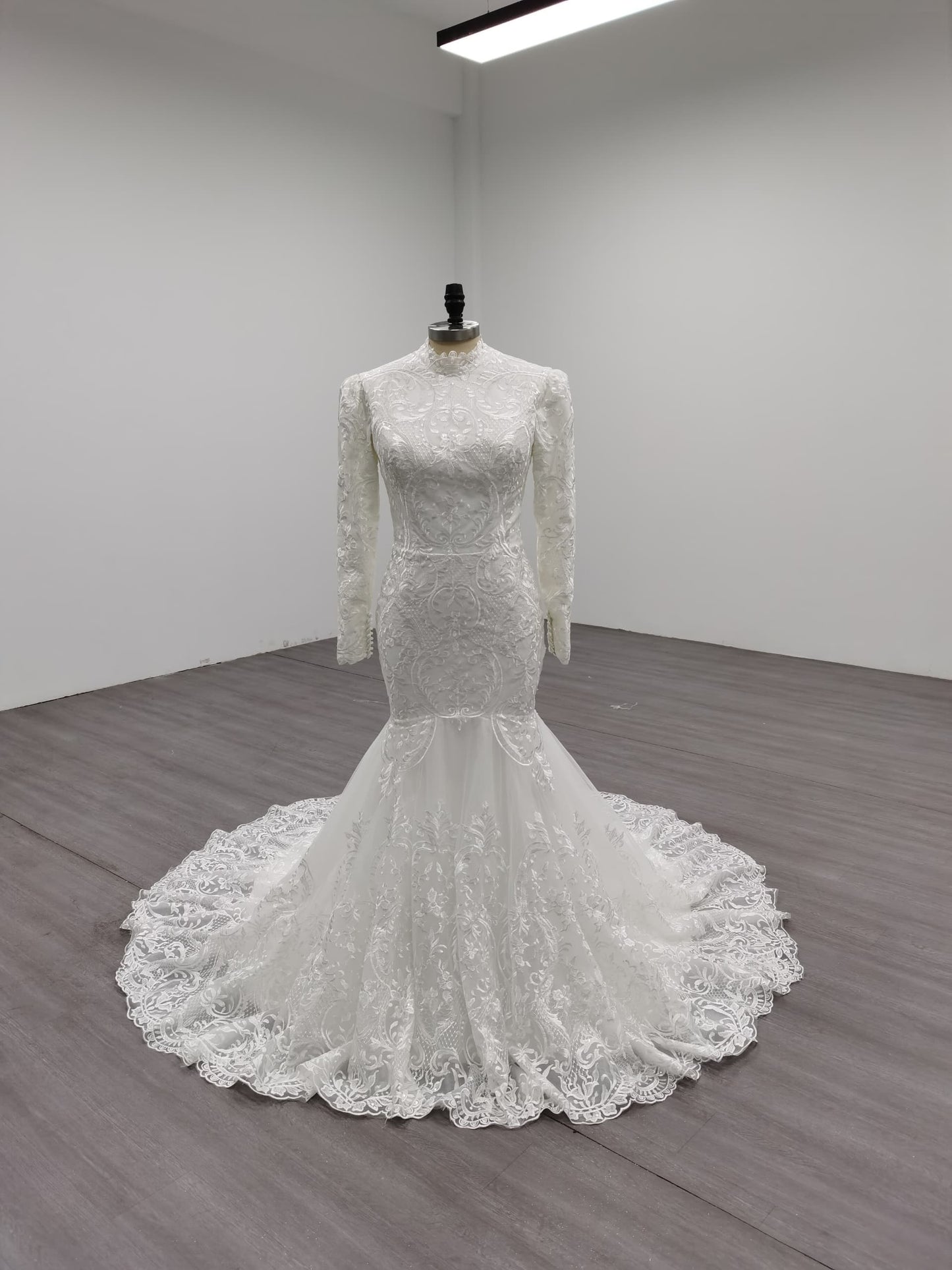 Luxury - Stunning Modest Mermaid Wedding Dress