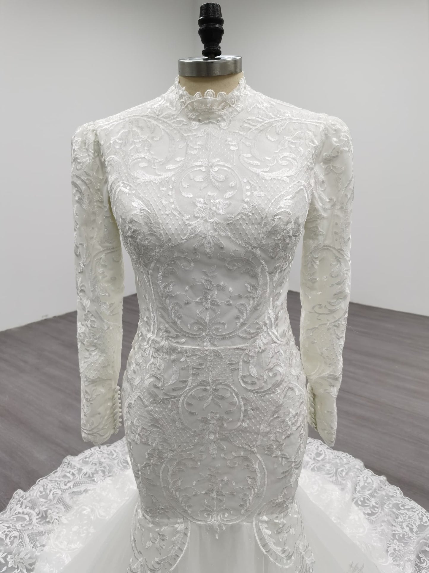 Luxury - Stunning Modest Mermaid Wedding Dress