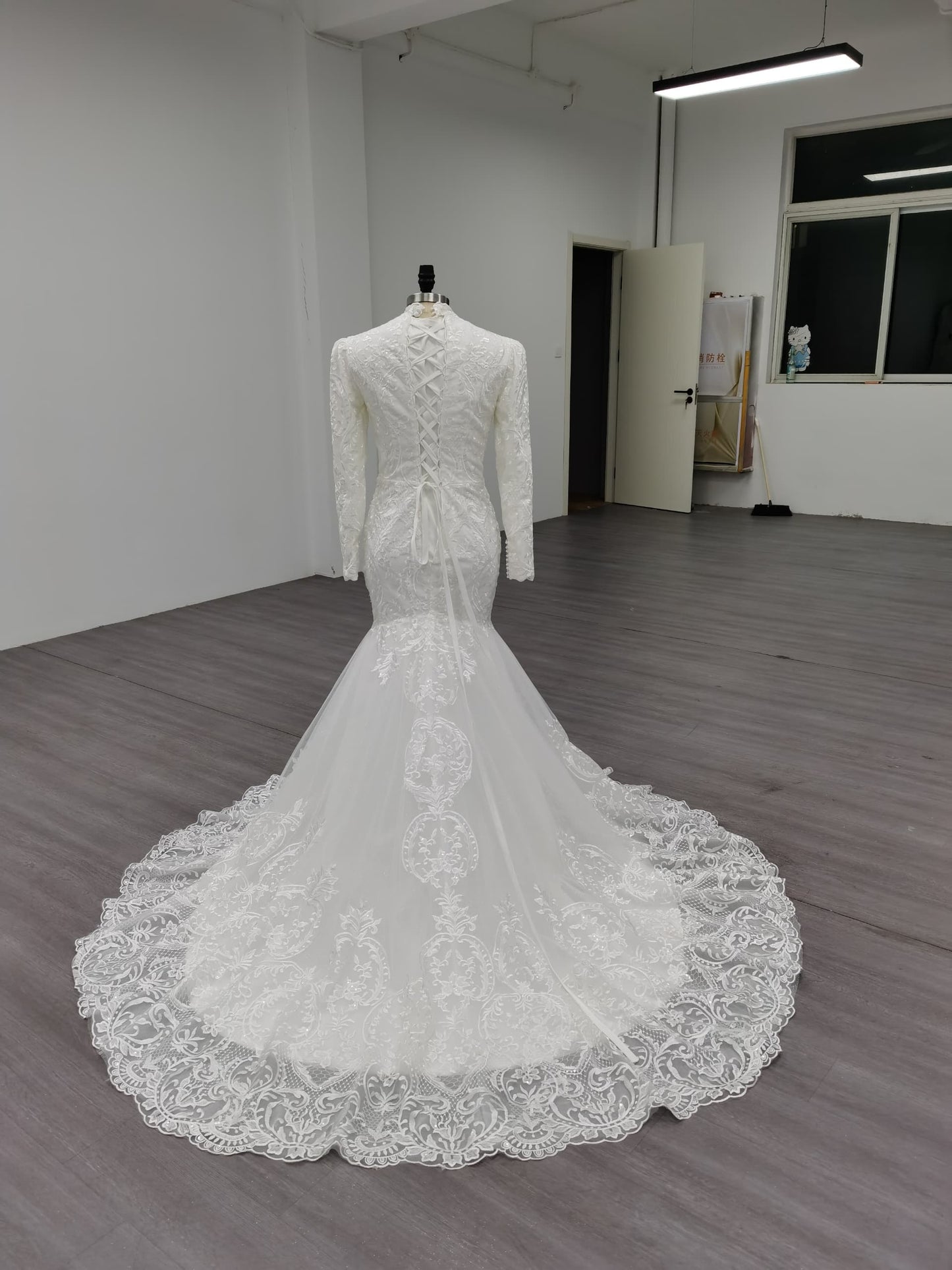 Luxury - Stunning Modest Mermaid Wedding Dress