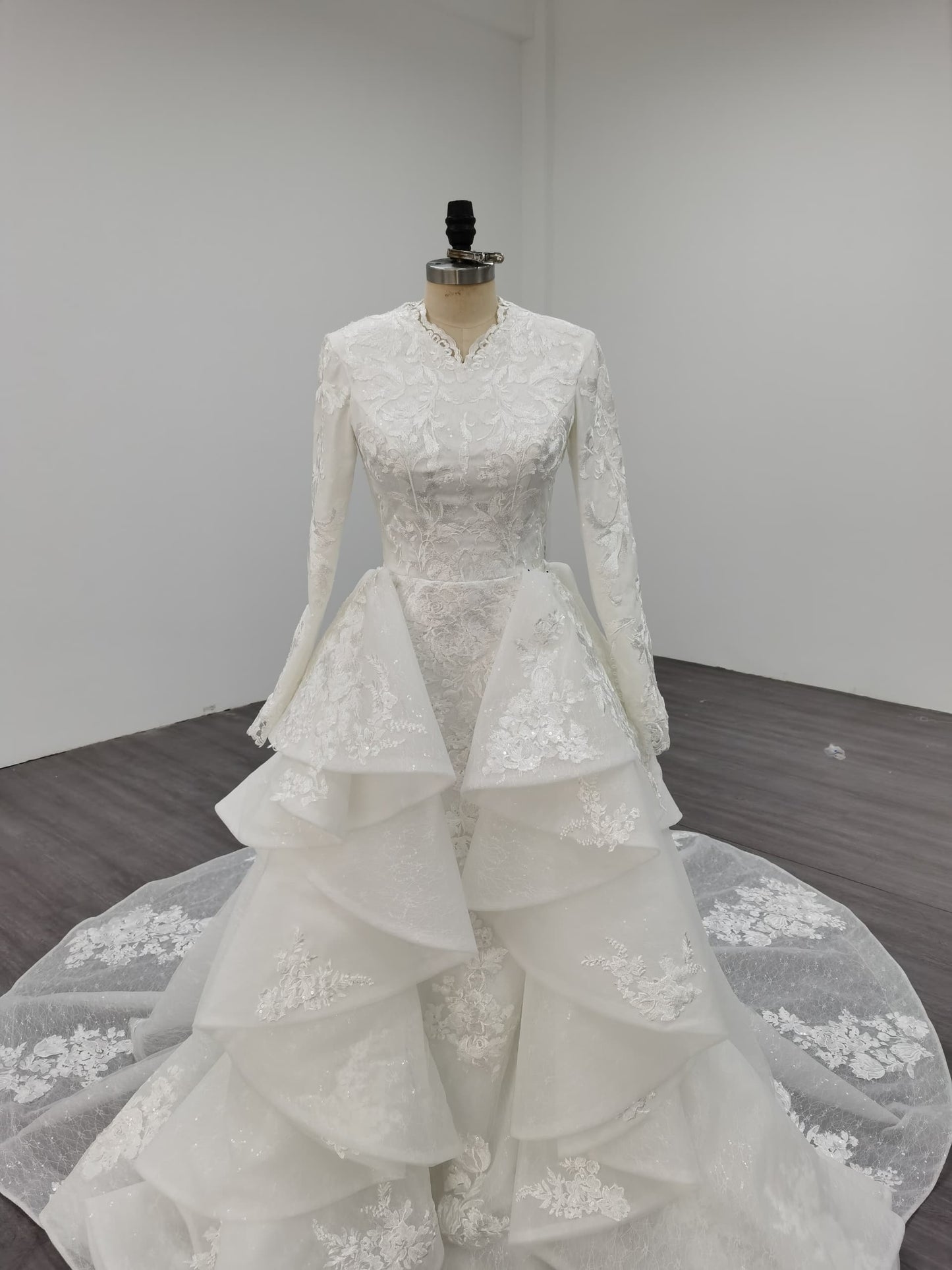 Lexus - Sophisticated Modest Mermaid Wedding Dress