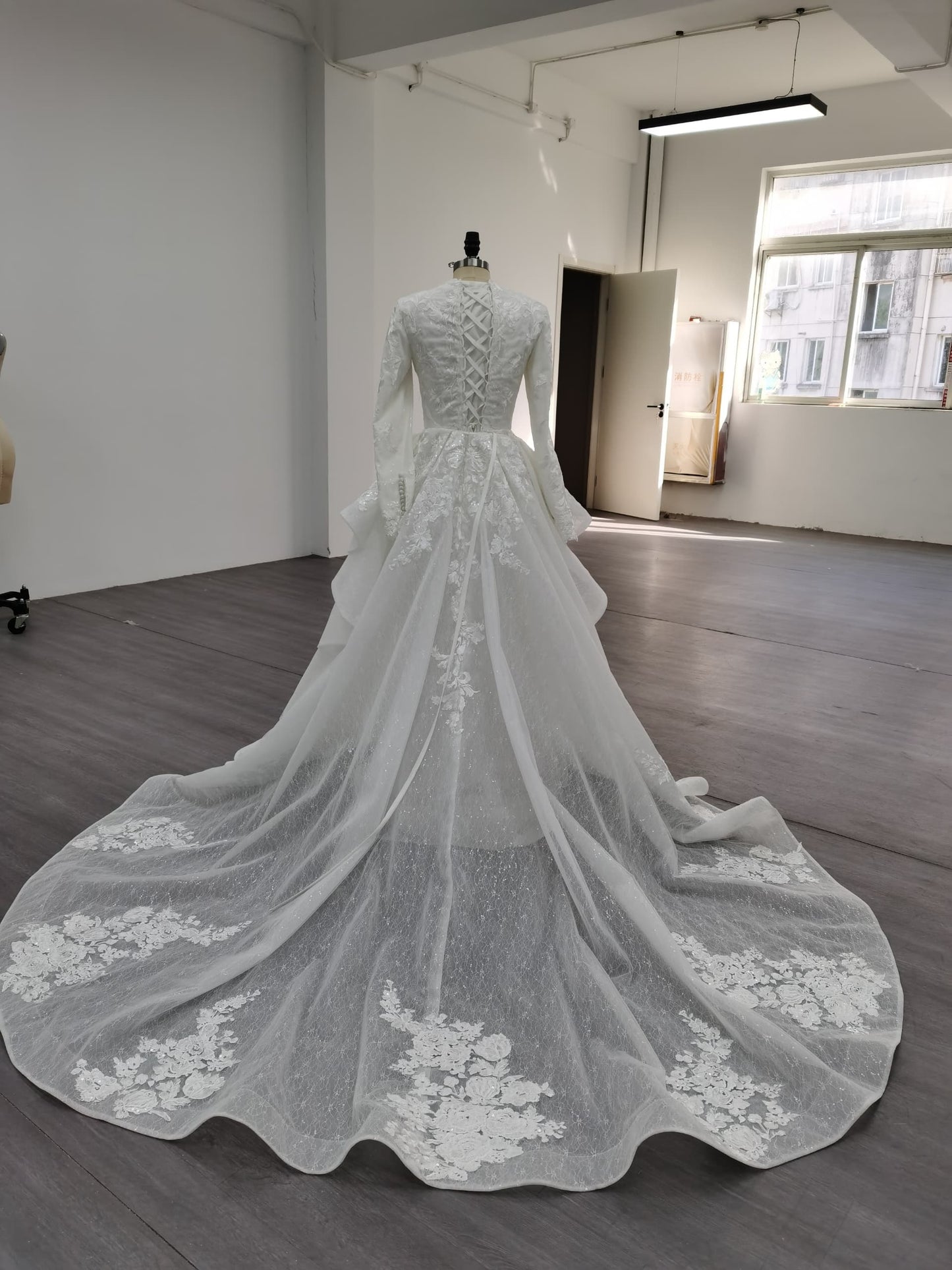 Lexus - Sophisticated Modest Mermaid Wedding Dress