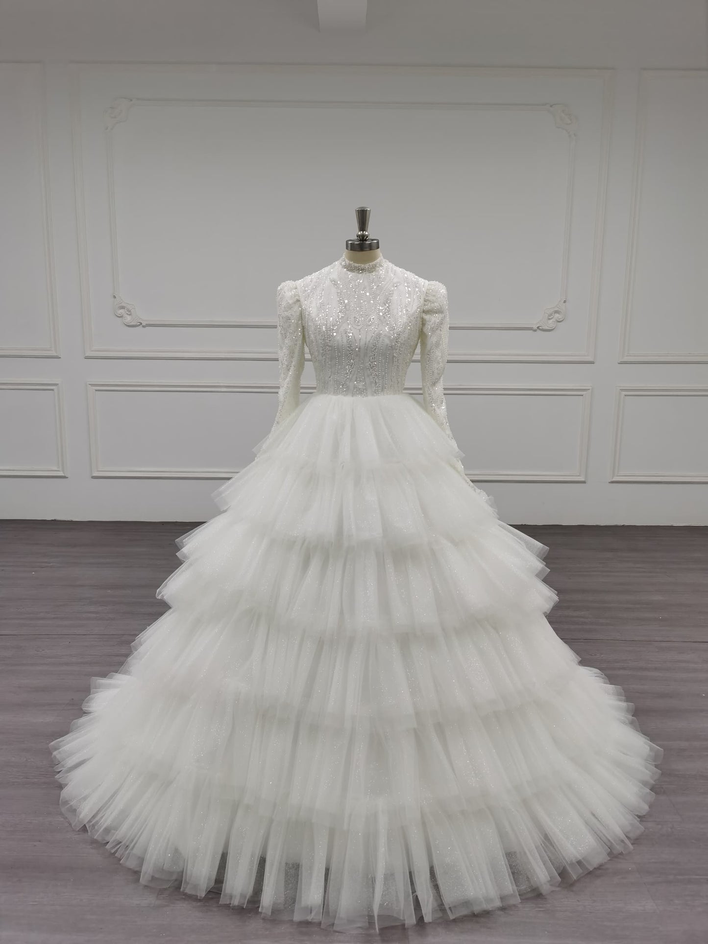 Splendorra - Stunning Ball Gown Modest Wedding Dress