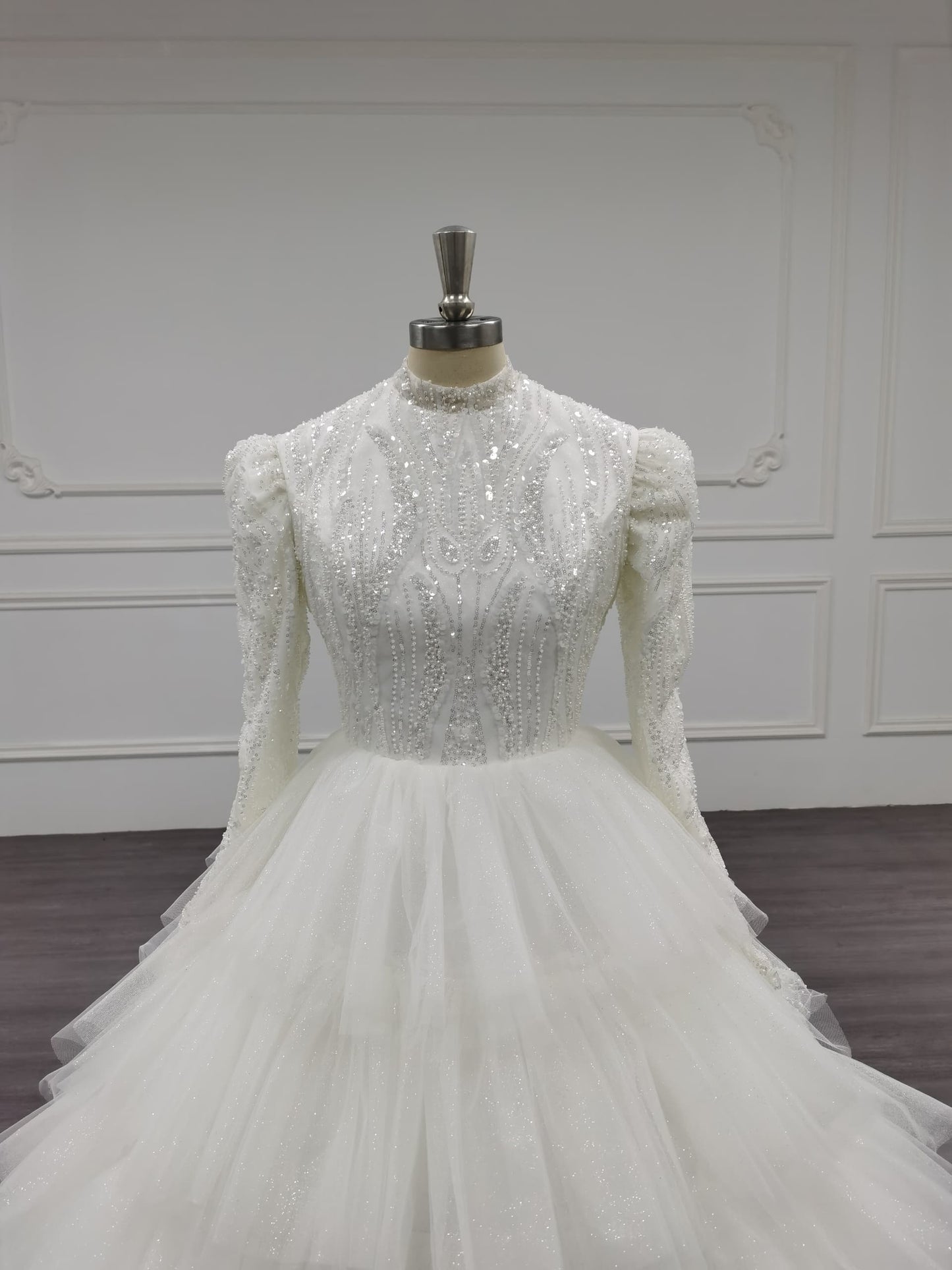 Splendorra - Stunning Ball Gown Modest Wedding Dress