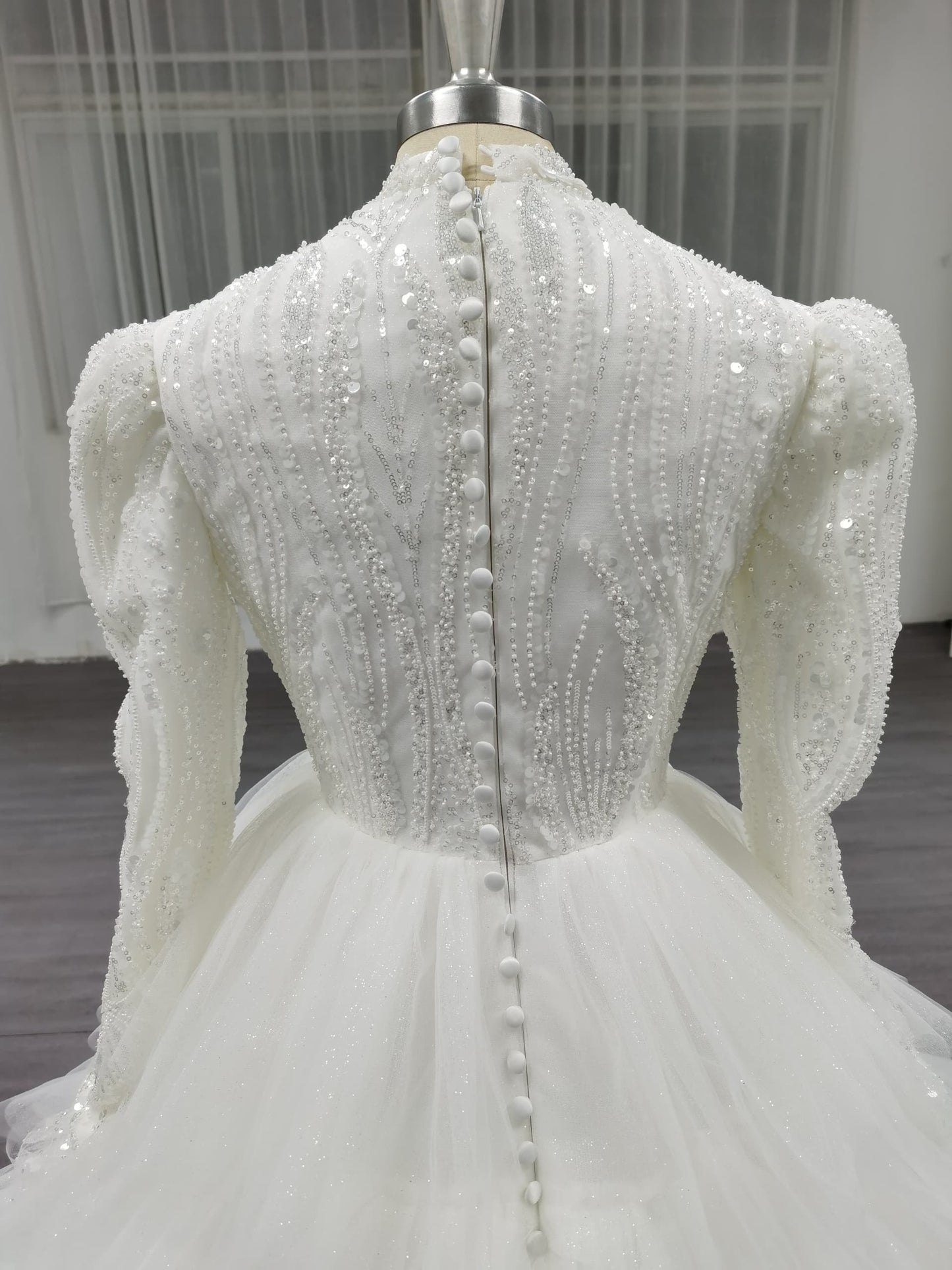 Splendorra - Stunning Ball Gown Modest Wedding Dress