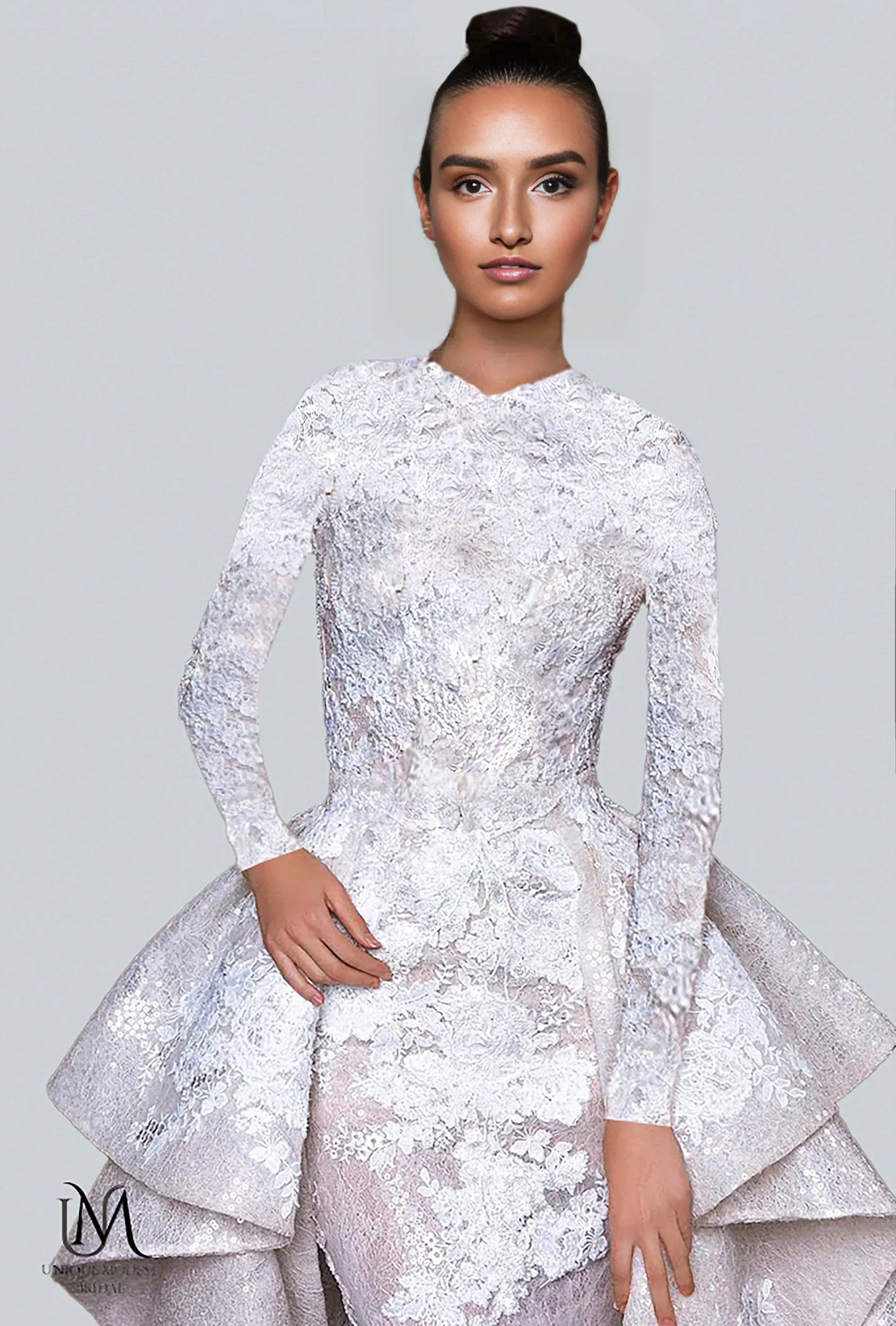 Lexus - Sophisticated Modest Mermaid Wedding Dress
