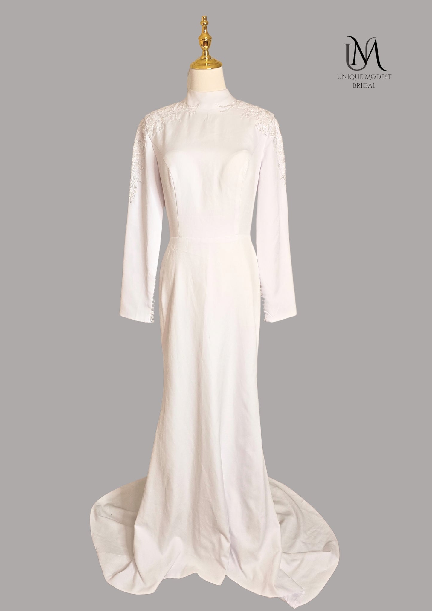 Pearl - Best-Selling Modest Mermaid Wedding Dress