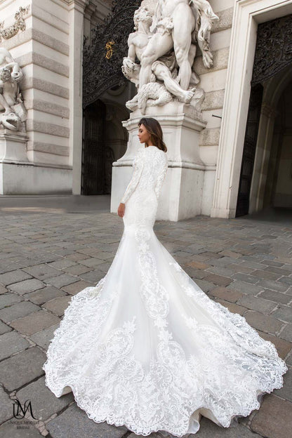 Luxury - Stunning Modest Mermaid Wedding Dress