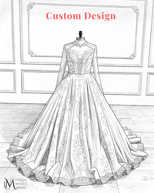 Custom-Design Modest Dress