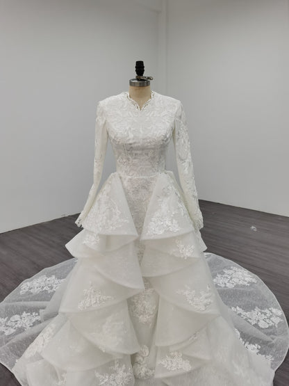 Lexus - Sophisticated Modest Mermaid Wedding Dress