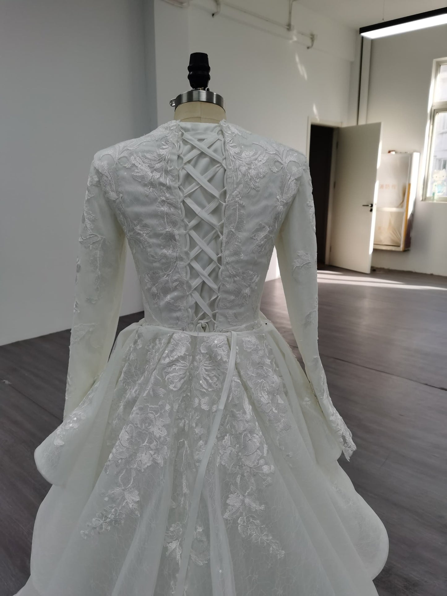 Lexus - Sophisticated Modest Mermaid Wedding Dress