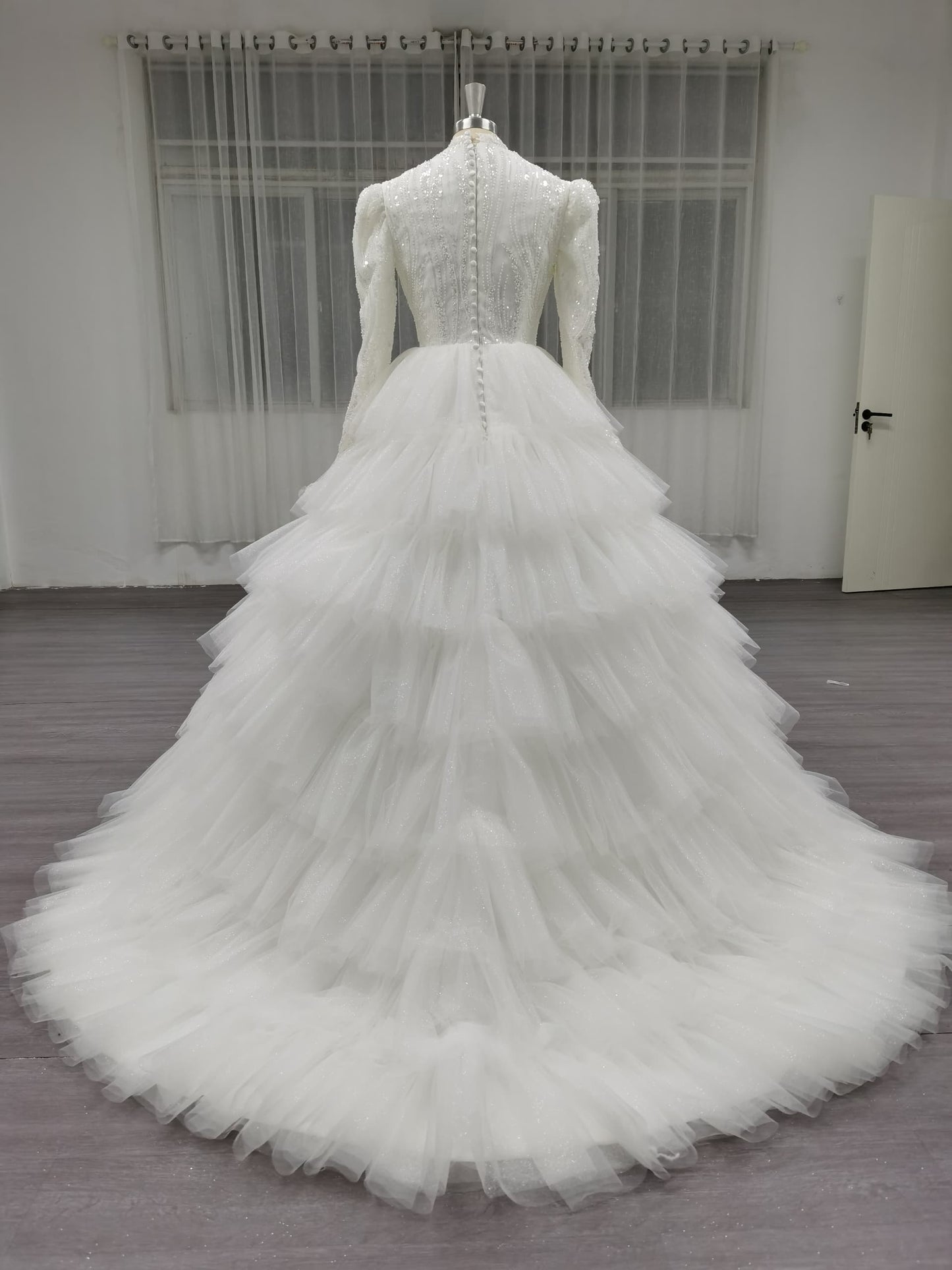 Splendorra - Stunning Ball Gown Modest Wedding Dress