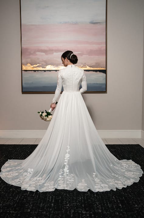 Pearl - Best-Selling Modest Mermaid Wedding Dress