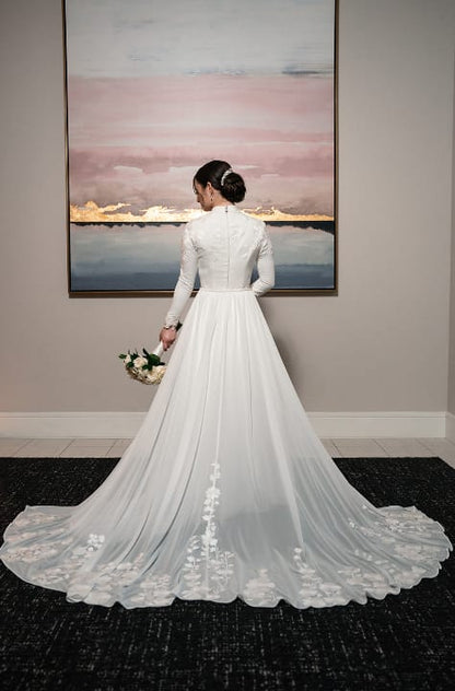 Pearl - Best-Selling Modest Mermaid Wedding Dress