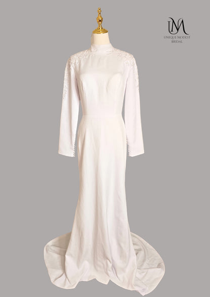 Pearl - Best-Selling Modest Mermaid Wedding Dress
