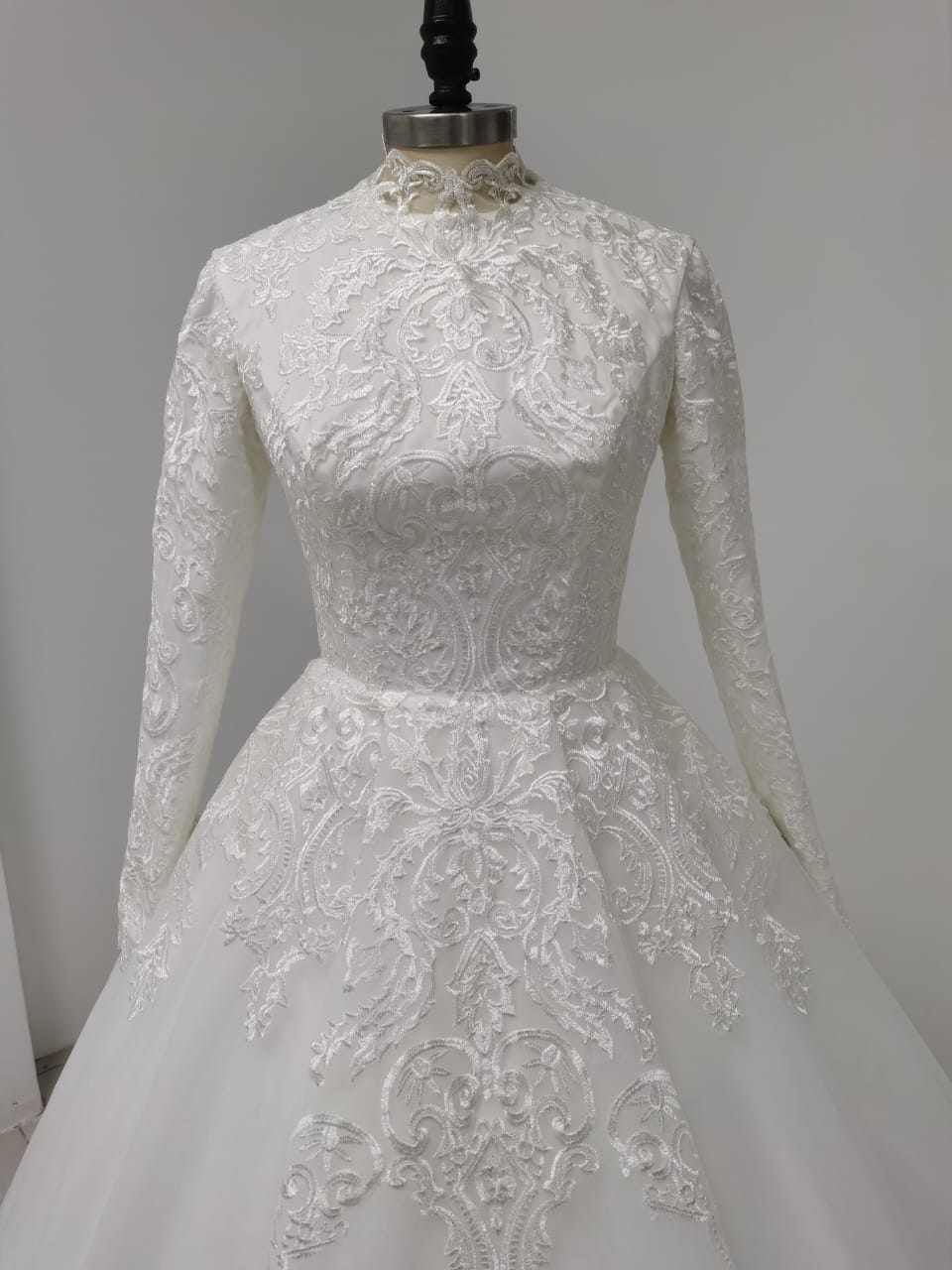 Timelessa - Elegant Satin Modest Wedding Dress