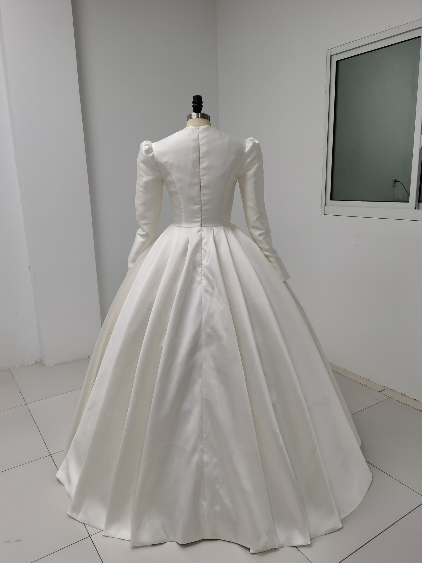 Hadassah - Long Sleeve A-Line Modest Wedding Dress