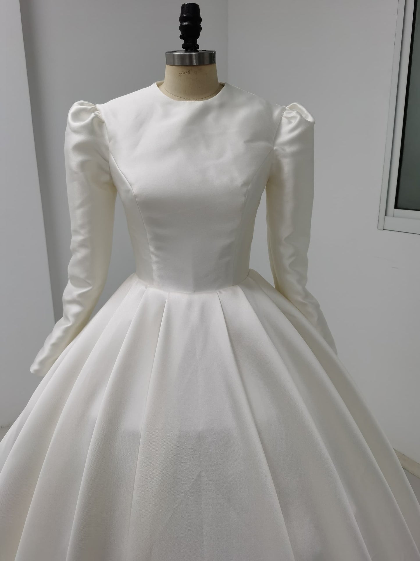 Hadassah - Long Sleeve A-Line Modest Wedding Dress