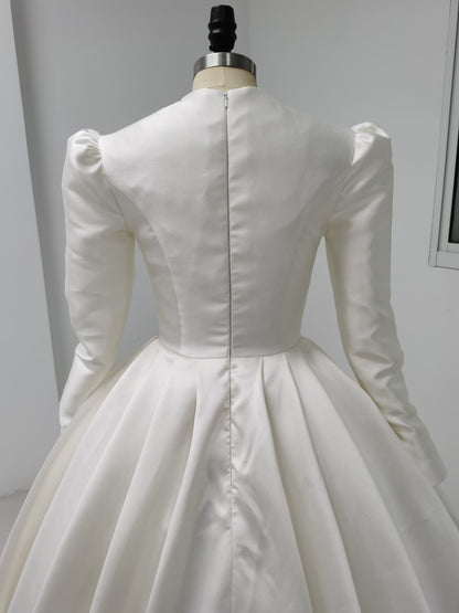 Hadassah - Long Sleeve A-Line Modest Wedding Dress