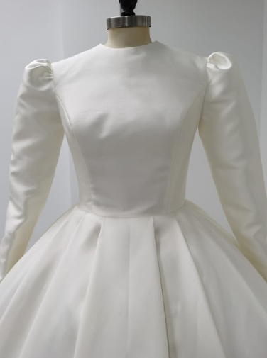 Hadassah - Long Sleeve A-Line Modest Wedding Dress